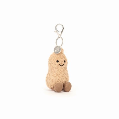 Jellycat Peanut Bag Charm UK | 41270NVCX